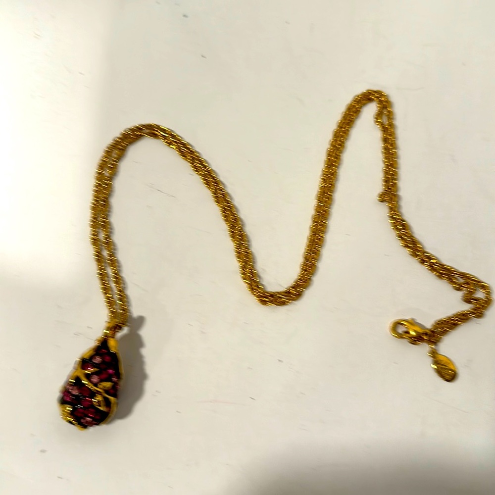 Joan Rivers Egg Pendant Necklace